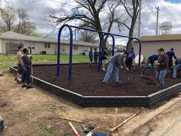 New playground – product of partnerships