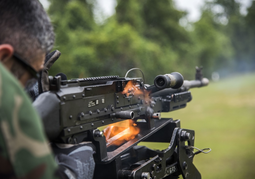 M240B machine gun familiarization exercise