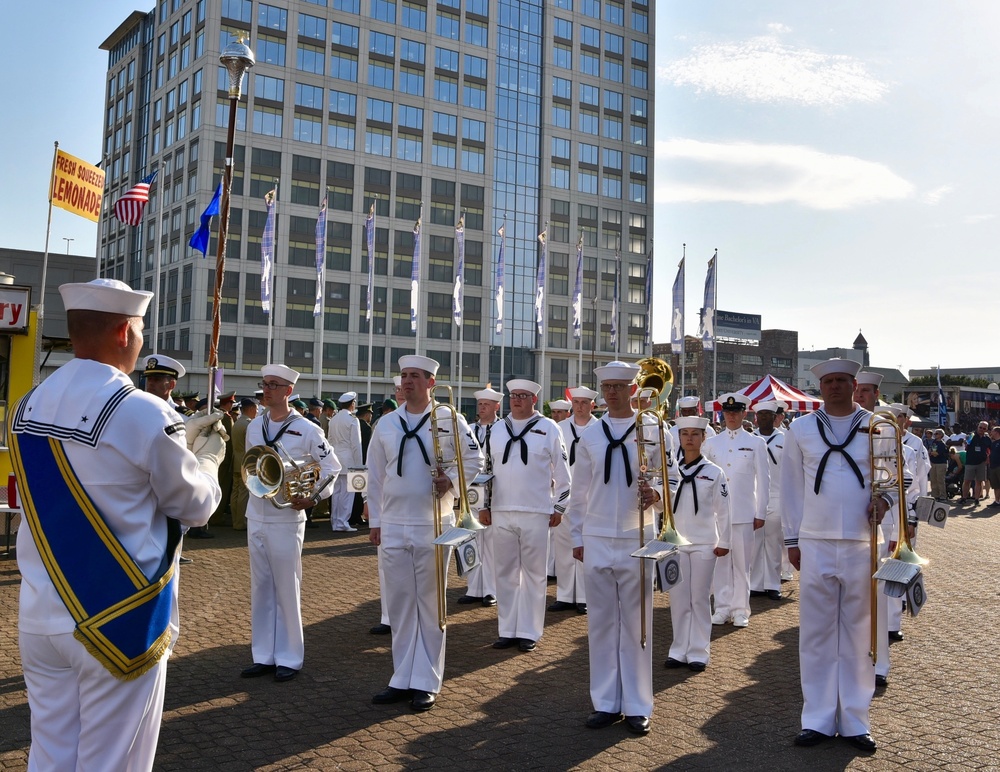 U.S. Fleet Forces Band NATO Flag Raising Ceremony