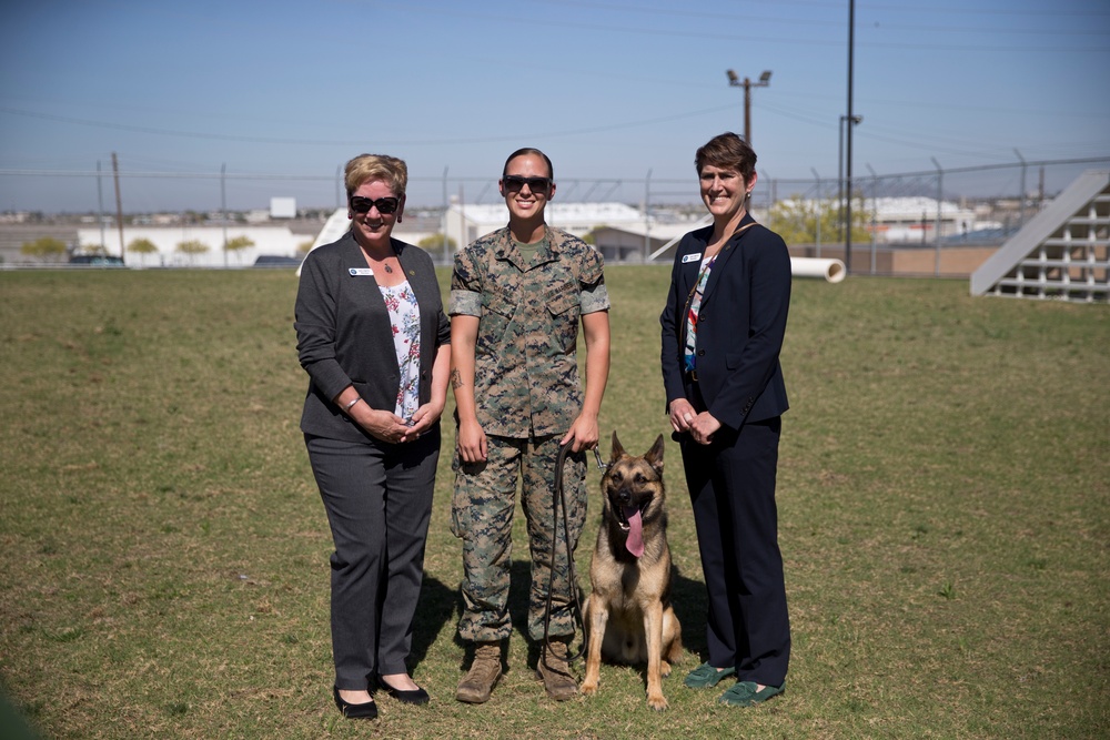 DACOWITS Visits Marine Corps Air Station Yuma