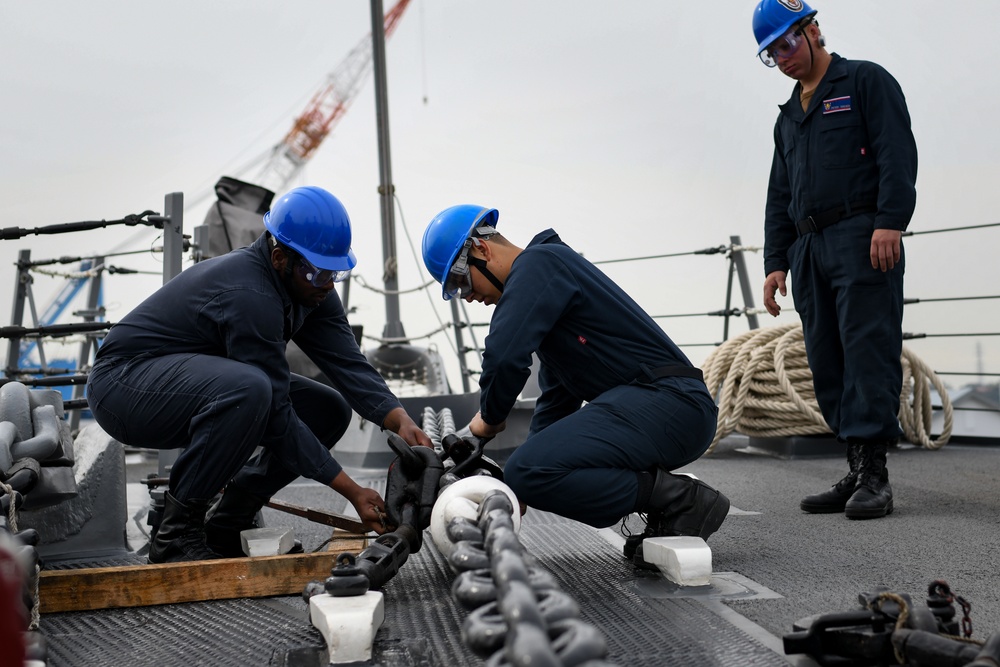 USS Barry Fast Cruise