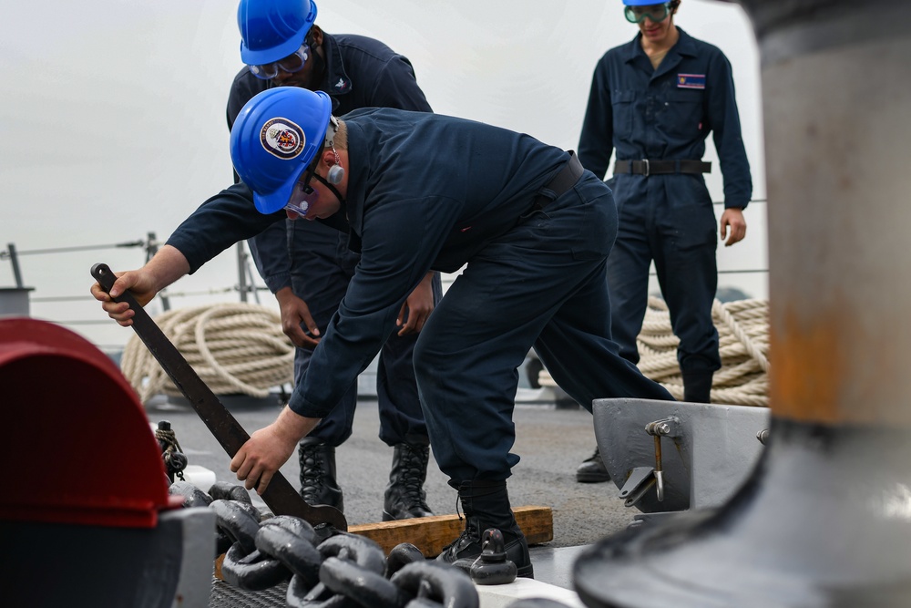 USS Barry Fast Cruise