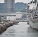 USS Benfold Enters Dry Dock