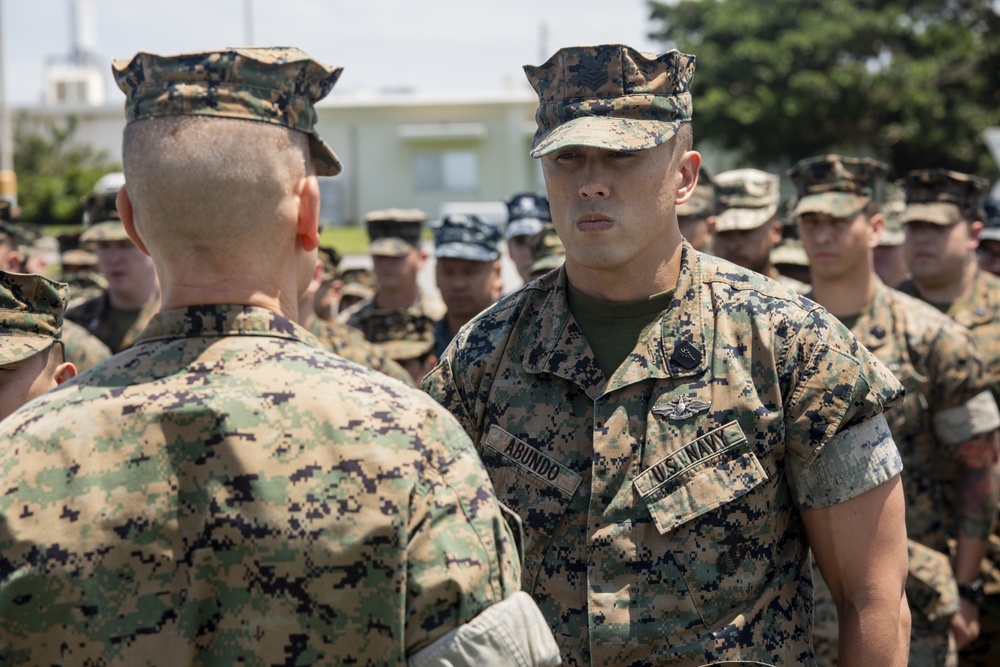 Recognized by All | 3rd MLG Commanding General awards prestigious Sailor