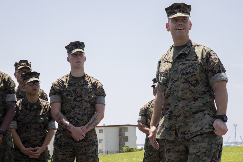 Recognized by All | 3rd MLG Commanding General awards prestigious Sailor