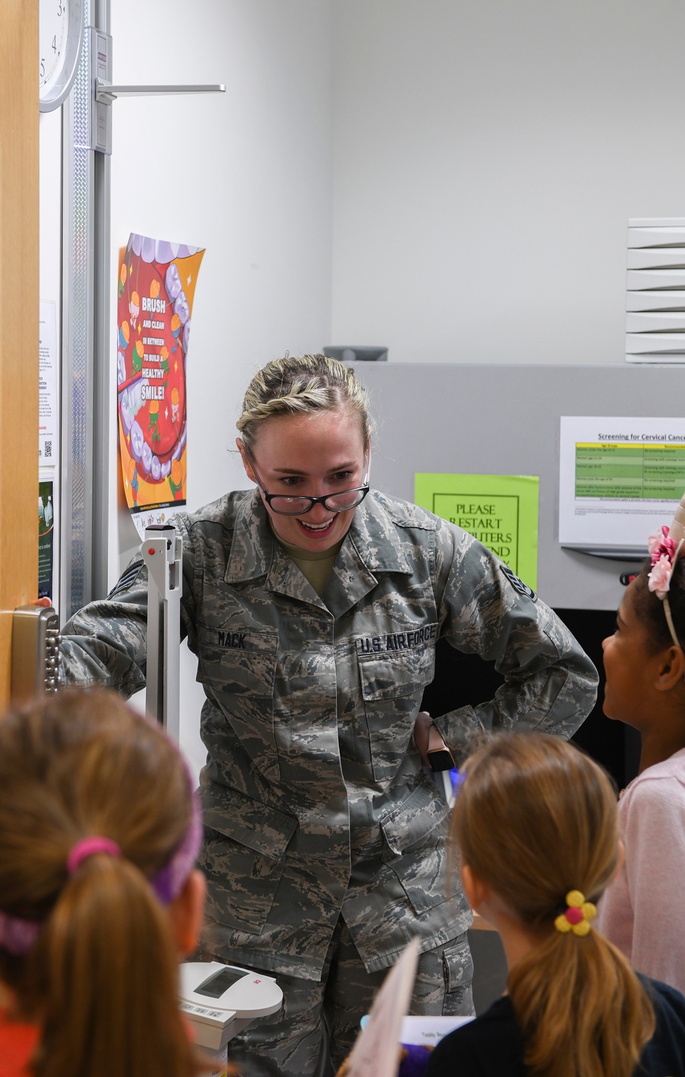 Children Tour RAF Alconbury Clinic