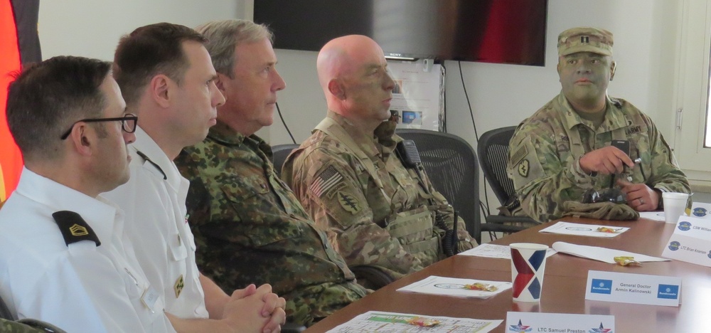 Bundeswehr Gen. Armin Kalinowski Visits Hohenfels Clinic