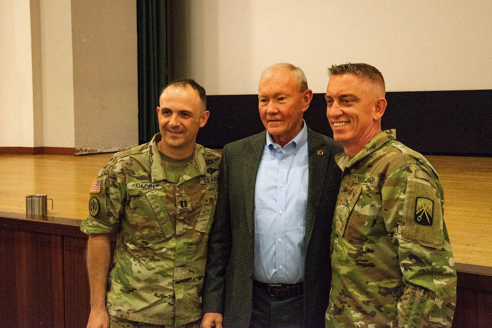 Gen. (R) Martin E. Dempsey in Baumholder