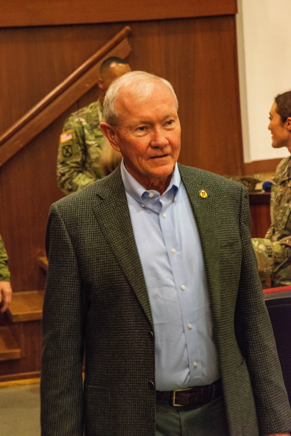 Gen. (R) Martin E. Dempsey in Baumholder