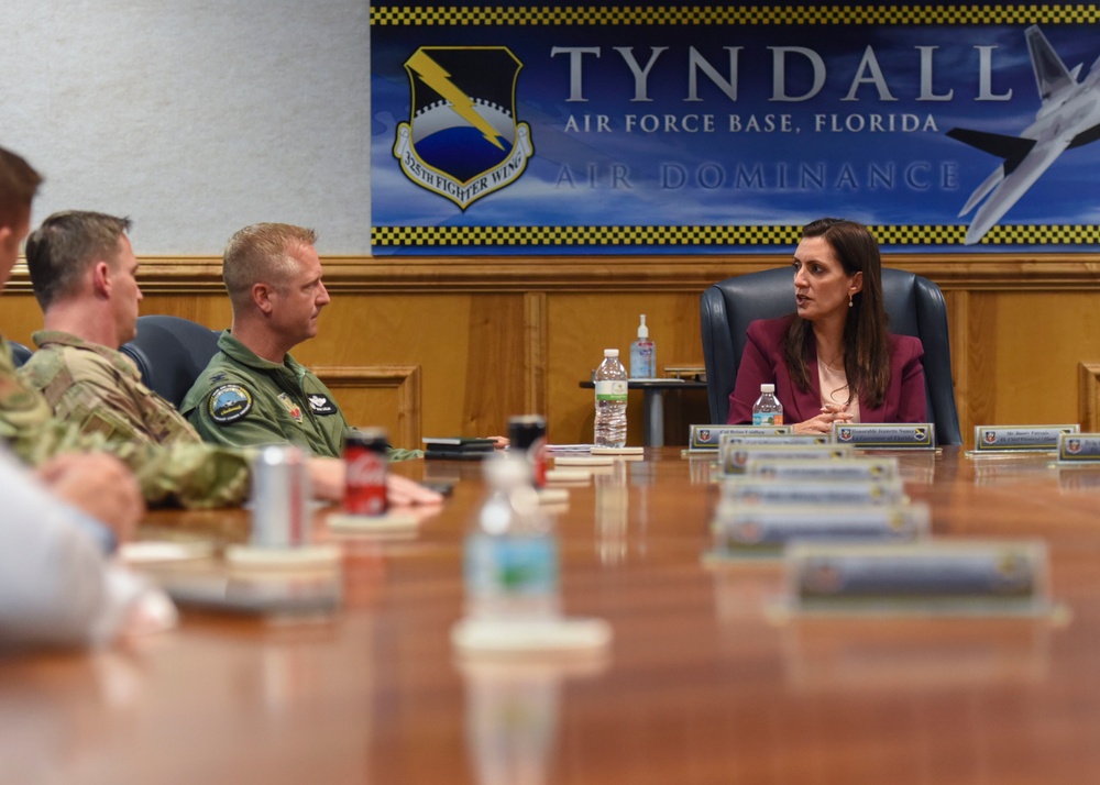 Lt. Gov. Nunez visits Tyndall, talks rebuild