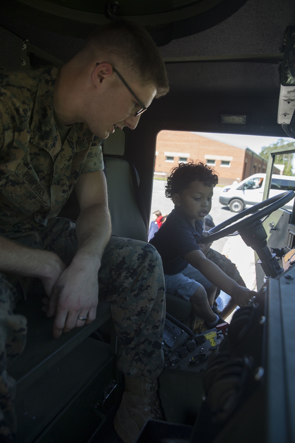 Camp Lejeune supports Career Day events for children throughout April
