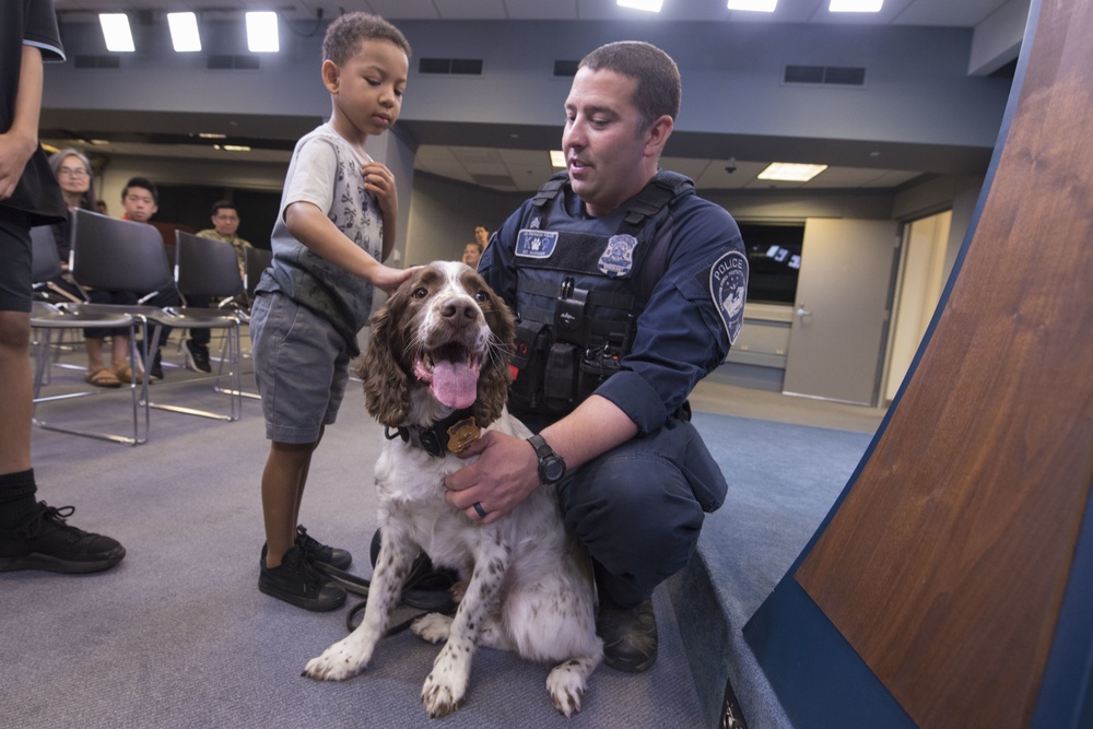 Pentagon Police Officer Talks About the Work of His Four-Legged Partner