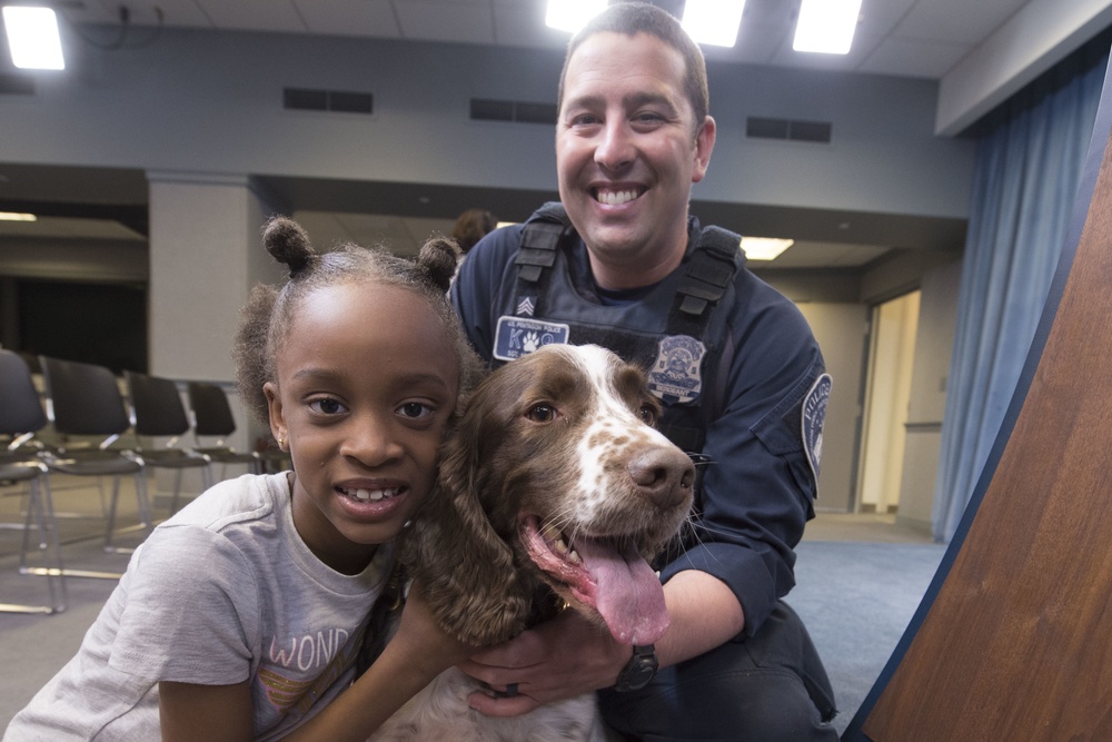 Pentagon Police Officer Talks About the Work of His Four-Legged Partner