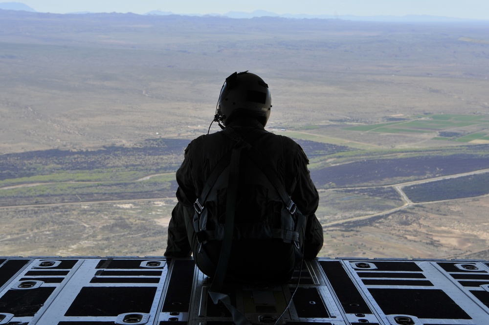 The 58th Special Operations Wing trains over New Mexico skies