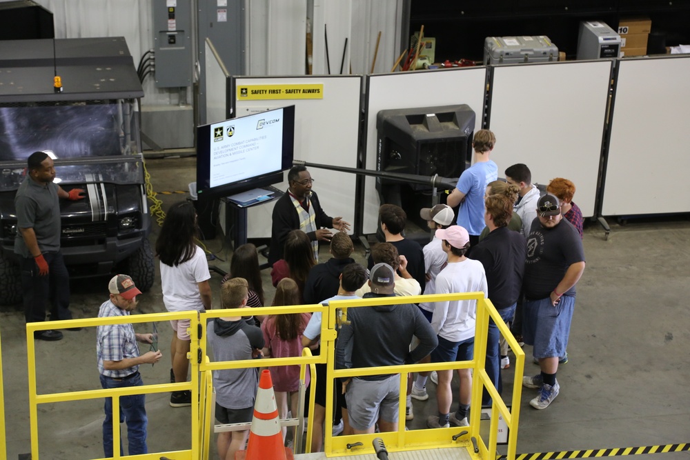 Cullman HS students tour Aviation, Missile Center