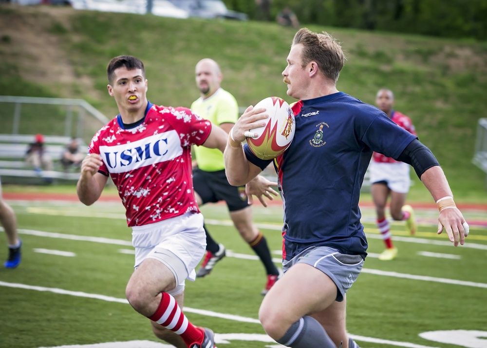 Royal Marine Sports Association Tour 2019 Rugby Match
