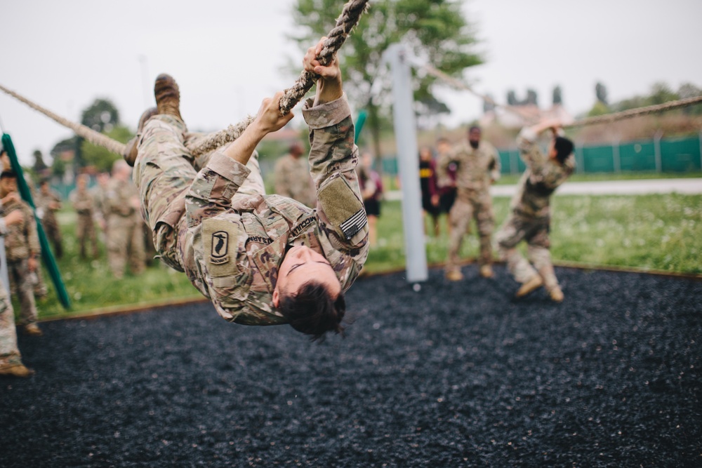 Sky Soldier navigates an obstacle course