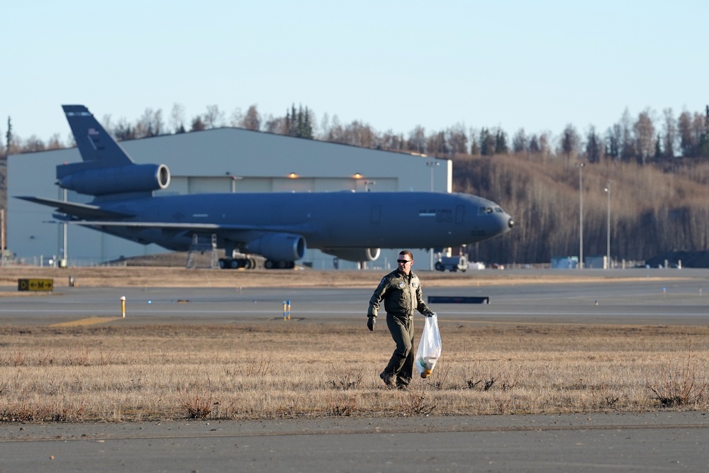 JBER Airmen conduct FOD walk