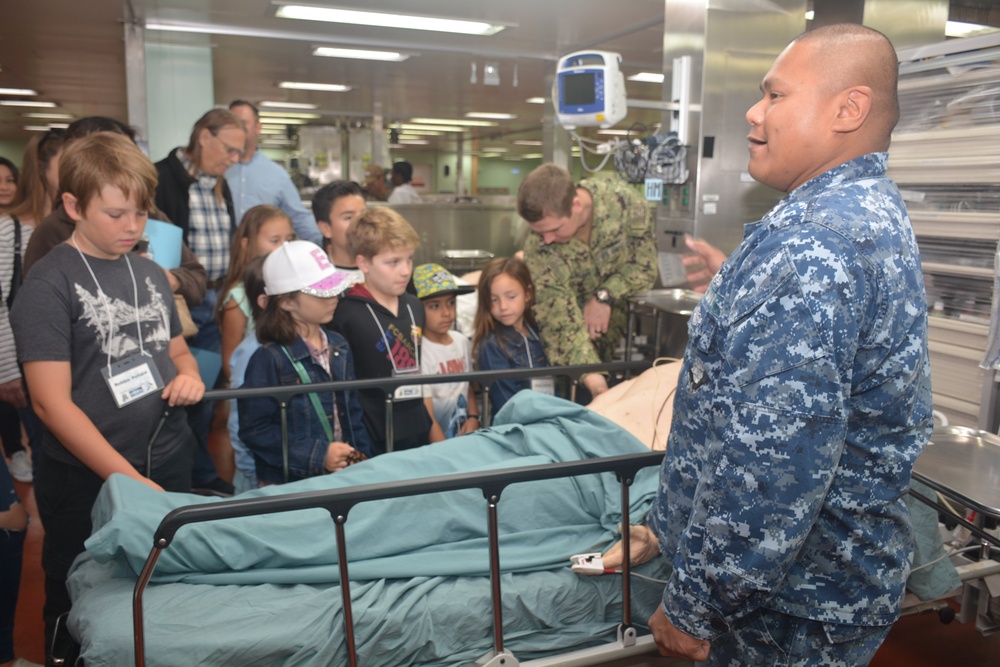 USNS Mercy Hosts Take Our Daughters and Sons to Work Day Tours