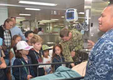 USNS Mercy Hosts Take Our Daughters and Sons to Work Day Tours