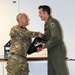 Lieutenant Colonel Jared 'Chowda' Conaboy flies 'fini flight'