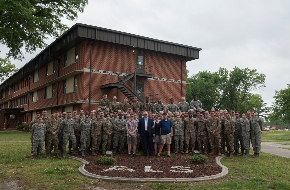 John Levitow Jr. shares father’s message to ALS class