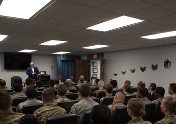 John Levitow Jr. shares father’s message to ALS class