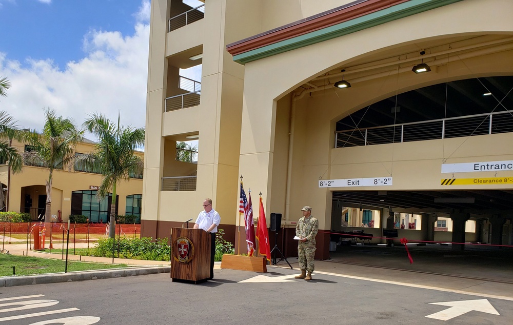 Schofield Barracks' U.S. Army Health Clinic opens Corps-built parking garage