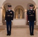 Pfc. Dustin R. Miller and Spc. Christopher Seaman Tomb Guard Identification Badge Ceremony