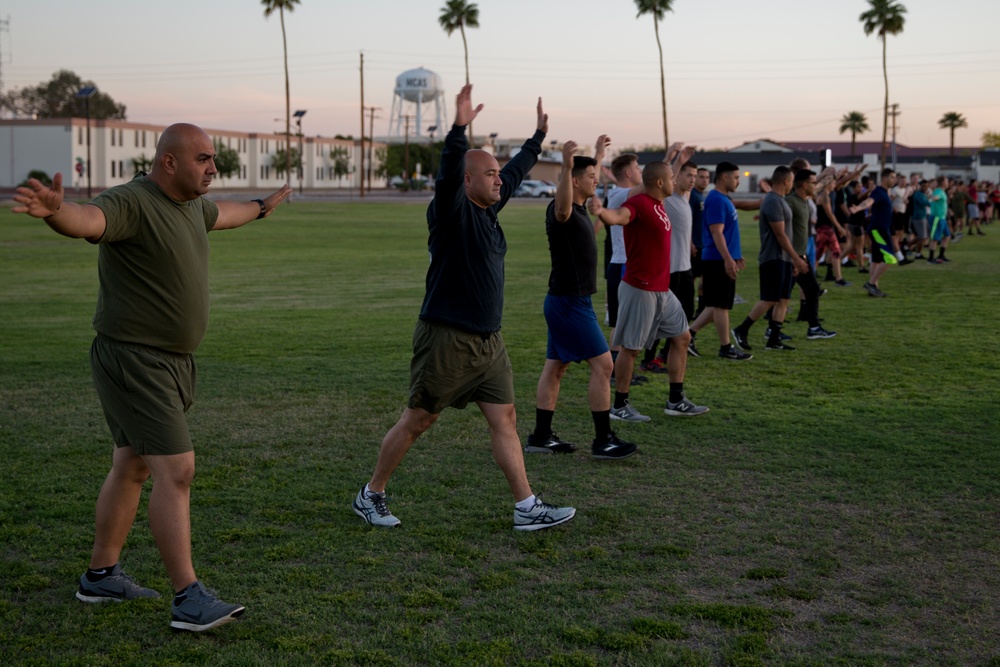 MCAS Yuma HITT On The Lawn