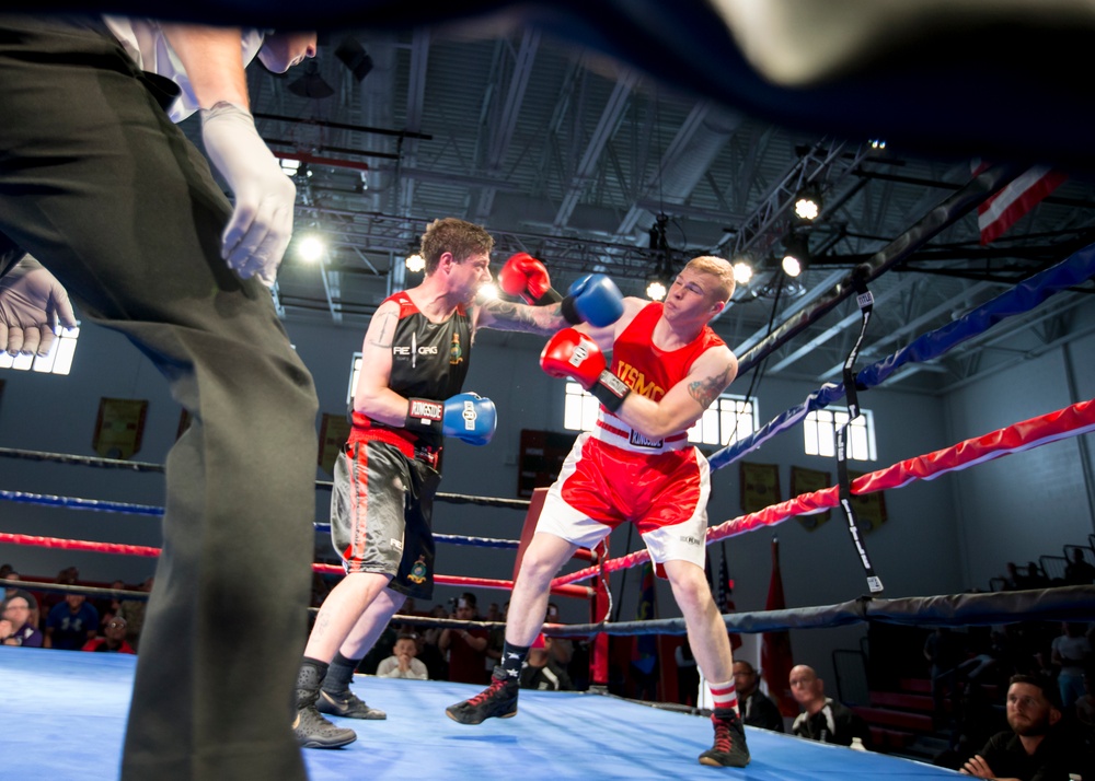 Royal Marine Sports Association Tour 2019 Boxing Match