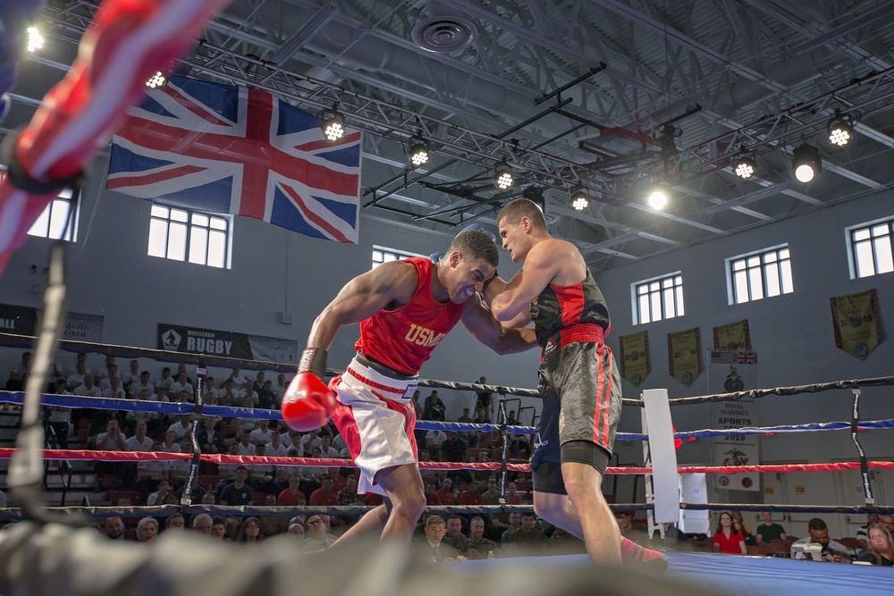 Royal Marine Sports Association Tour 2019 Boxing Match