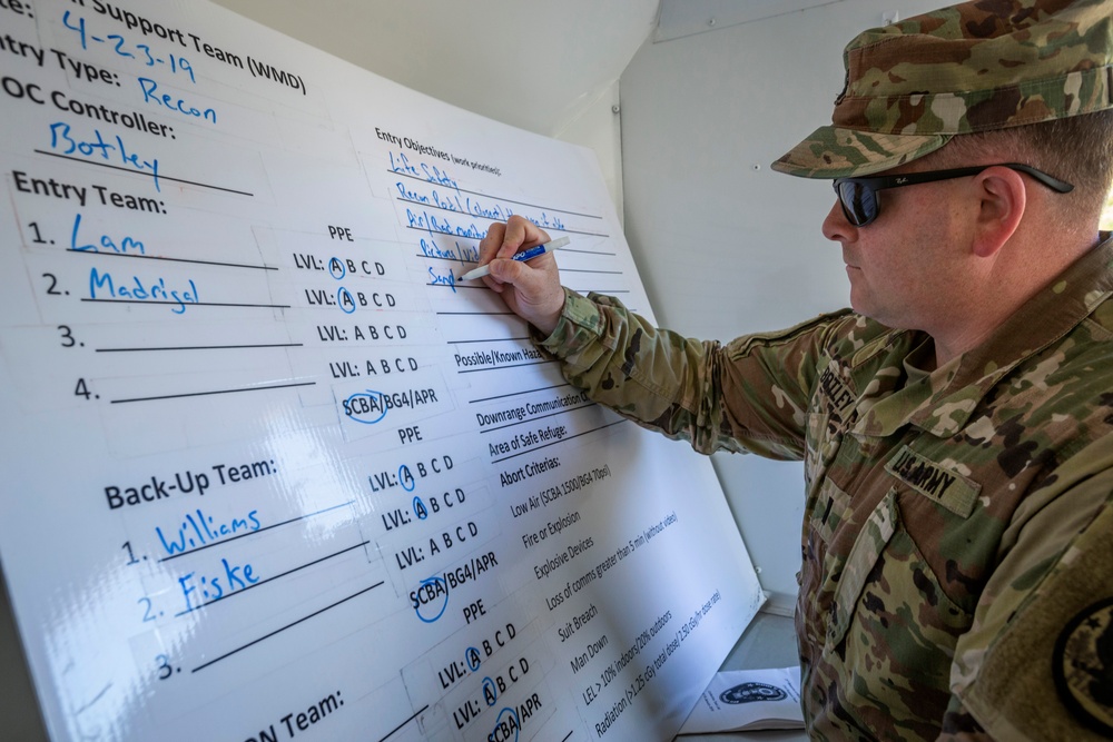 New Jersey 21st WMD-CST begins first day of Army North evaluation