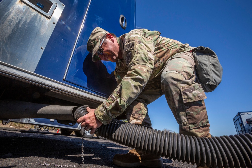 New Jersey 21st WMD-CST begins first day of Army North evaluation