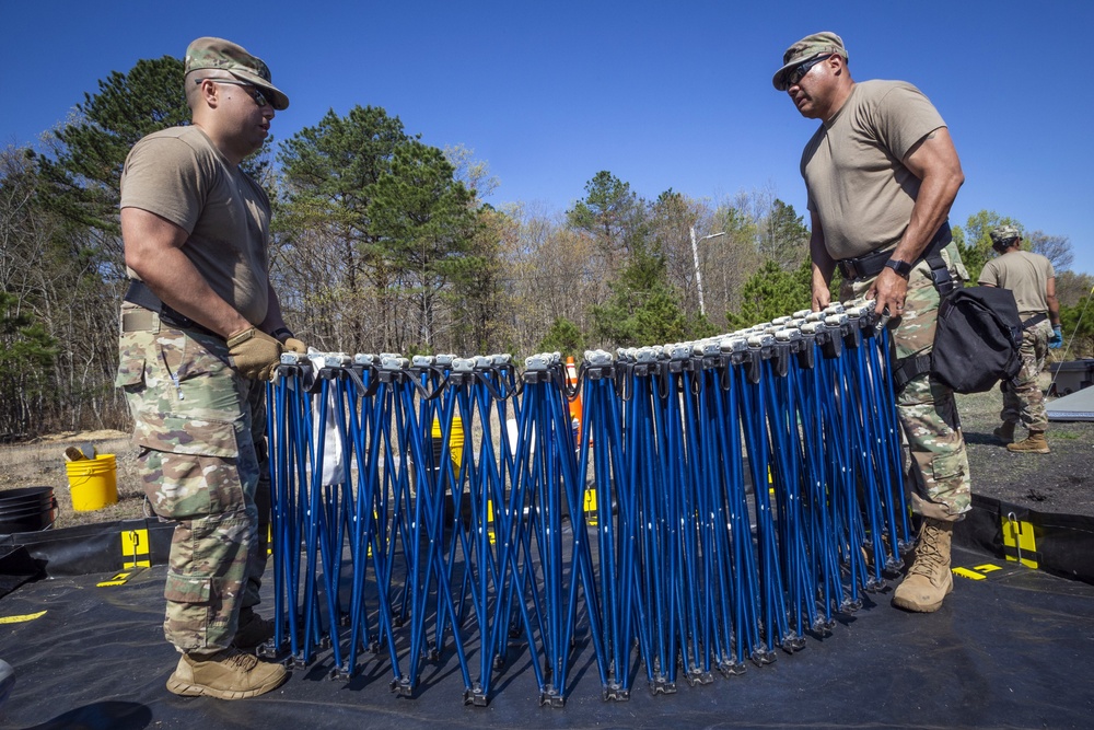 New Jersey 21st WMD-CST begins first day of Army North evaluation