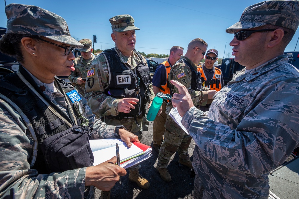 New Jersey 21st WMD-CST begins first day of Army North evaluation