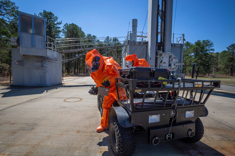 New Jersey 21st WMD-CST begins first day of Army North evaluation