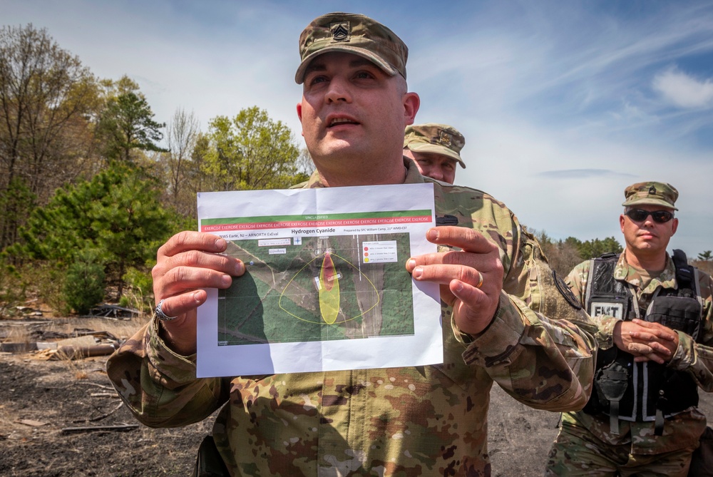 New Jersey 21st WMD-CST begins first day of Army North evaluation