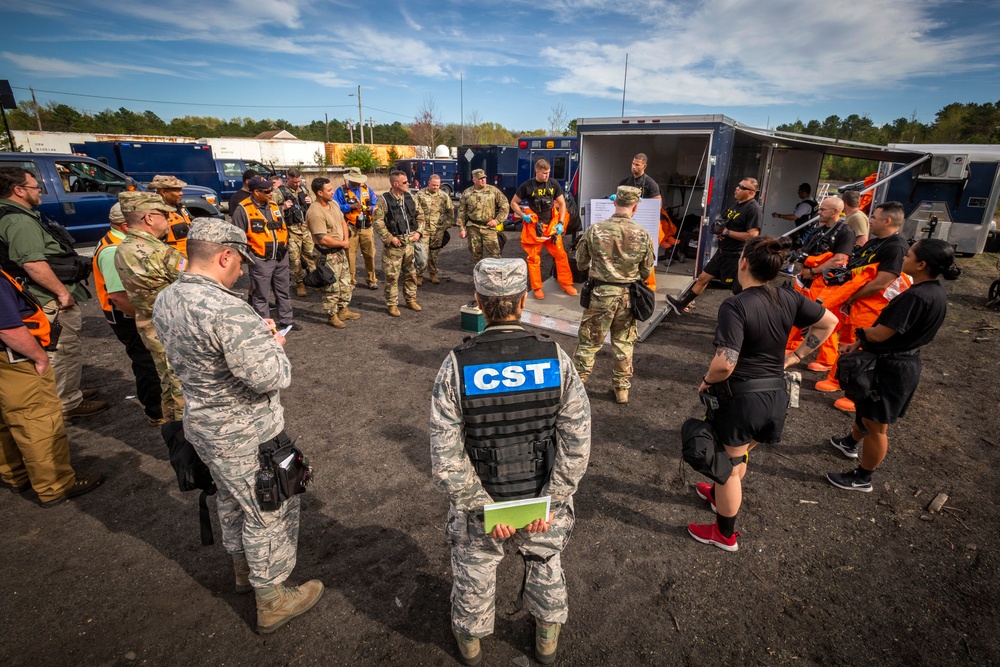 New Jersey 21st WMD-CST begins first day of Army North evaluation