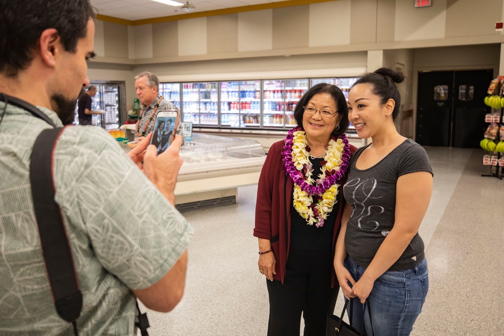 Sen. Hirono visits MCBH