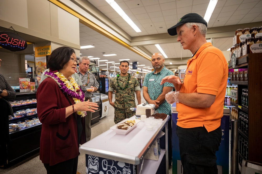 Sen. Hirono visits MCBH