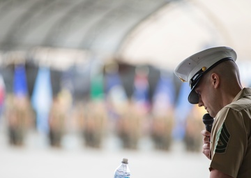Marines’ only forward deployed F-35B Squadron conducts change of command