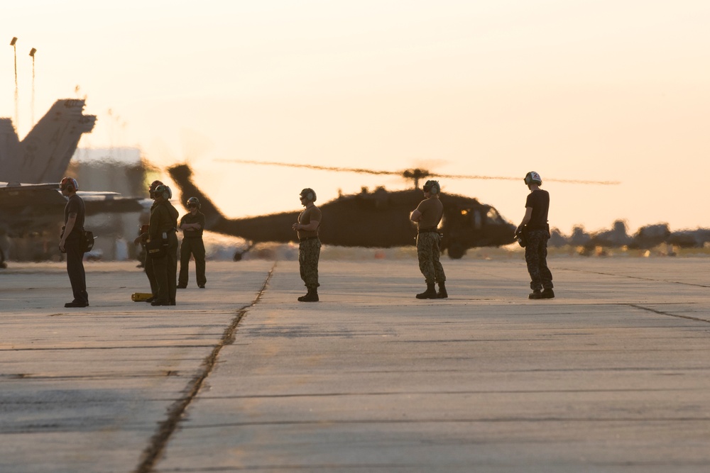 Idaho Air National Guard hosts F-18s for training with A-10s at Gowen Field