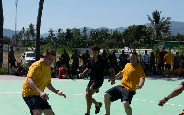 Pacific Partnership 2019 Timor-Leste: Futsal tournament