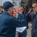 USS Leyte Gulf Pinning Ceremony