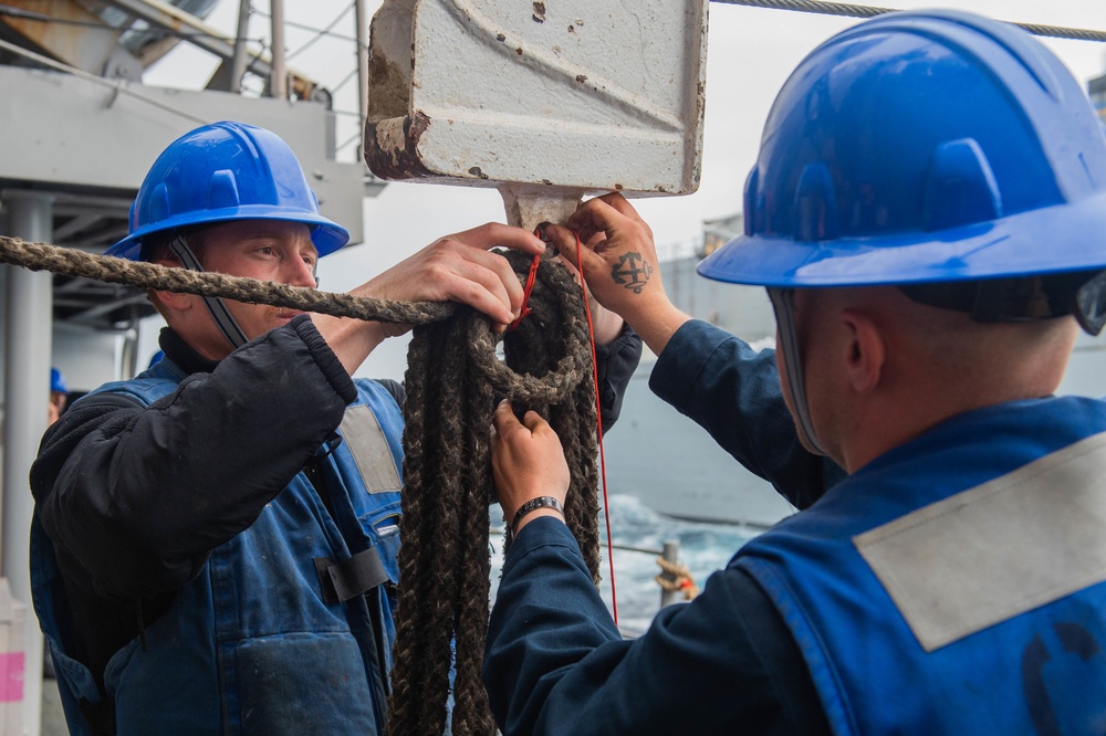 USS Leyte Gulf Replenishment-At-Sea