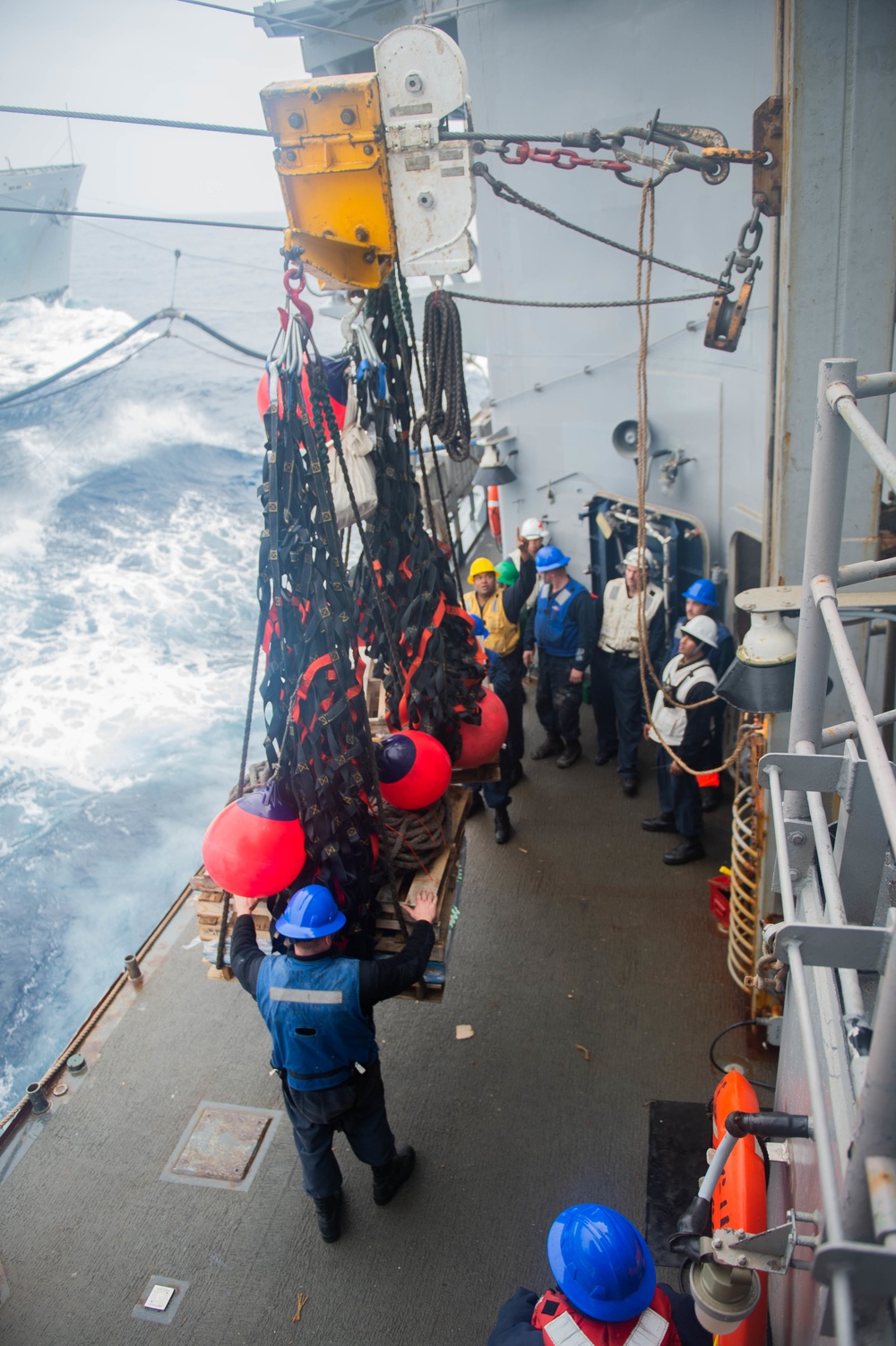 USS Leyte Gulf Replenishment-At-Sea