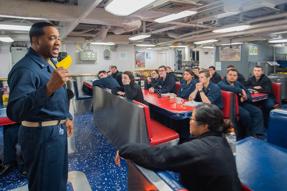 USS Leyte Gulf Indoctrination Program