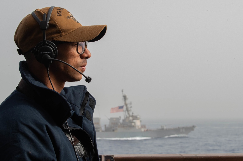 USS Leyte Gulf Watchstanding