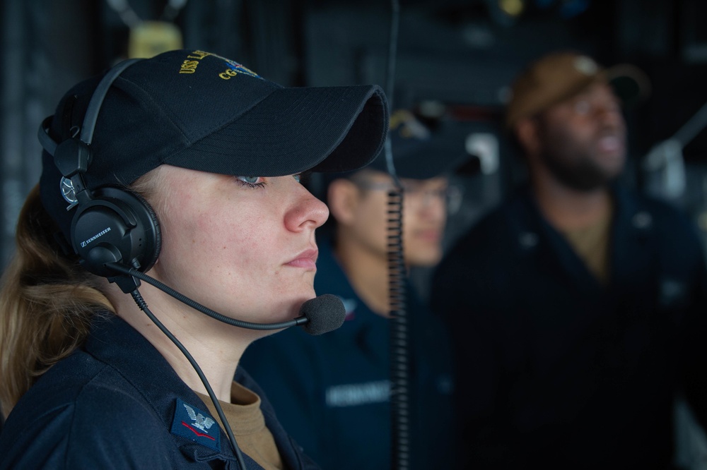 USS Leyte Gulf Watchstanding